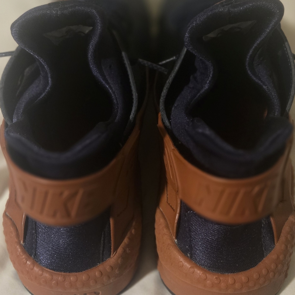 Nike Kids' High-Top Sneakers in Brown and Navy